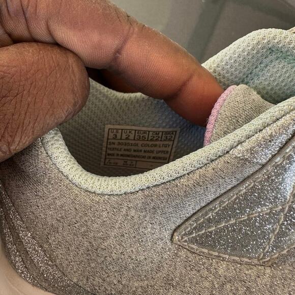 Skechers Dreamy Lites Sneakers Big‎ Girl Size 3 Gray Shoes - Picture 8 of 12